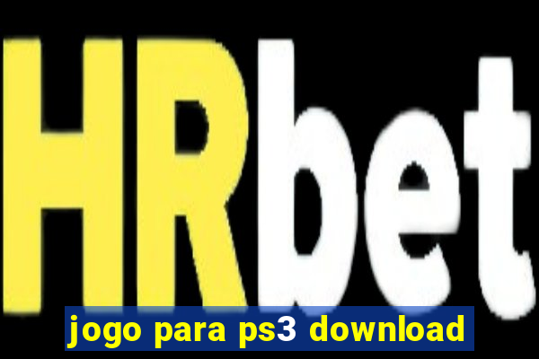 jogo para ps3 download